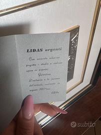 Quadro Argento 925 LIDAS Borgo - come nuovo