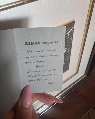 Quadro Argento 925 LIDAS Borgo - come nuovo