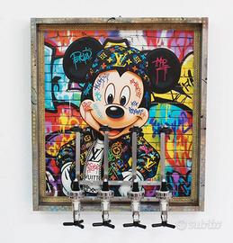 Distributore di liquori whisky Pop Art