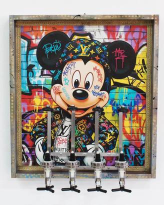 Distributore di liquori whisky Pop Art