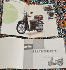 libretto uso e manutenzione aprilia scarabeo 150