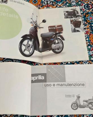 libretto uso e manutenzione aprilia scarabeo 150