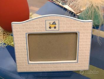 Cornice in ceramica nascita bimba - RUSS