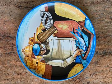 Piatto dipinto a mano, Lucio Ranucci