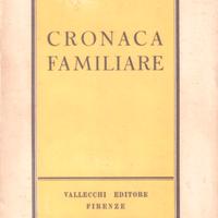 Vasco Pratolini Cronaca familiare Vallecchi 1a ed