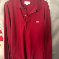 Polo lacoste maniche lunghe taglia l