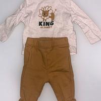Maglietta e pantalone neonato