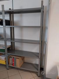 Scaffale in metallo, 100x30x186, 4 pezzi