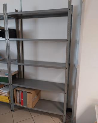 Scaffale in metallo, 100x30x186, 4 pezzi