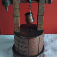 Salvadanaio Pozzo in legno