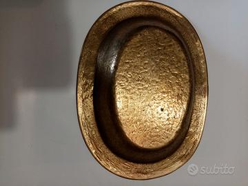 Bacinella Ottone Massiccio 3.2kg – Stile Bauhaus 1