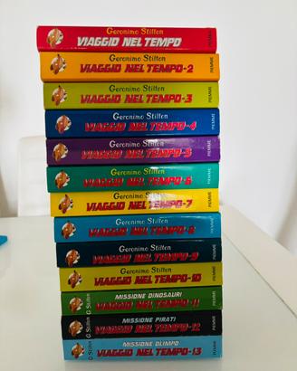 Collana libri Geronimo Stilton “viaggio nel tempo”