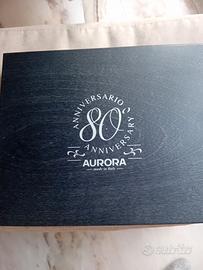 Penna stilografica Aurora 80° in argento cesellato