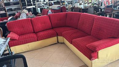 Divano angolo tessuto