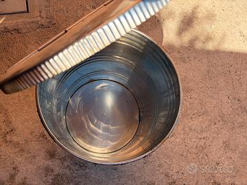 Bidone in Acciaio Inox Belvivere 50L Inox 18/10