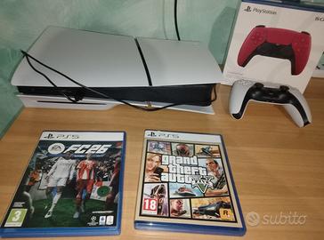 ps5+ 2 pad e 2 giochi