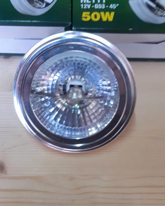 3 lampade alogene Leuci 50 W nuove