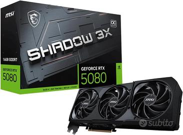 PC gaming RTX 5080, monitor 32" OLED