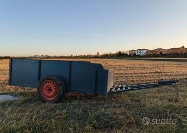 CARRELLO RIMORCHIO MOTOCOLTIVATORE e TRATTORINO 