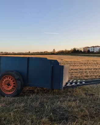 CARRELLO RIMORCHIO MOTOCOLTIVATORE e TRATTORINO 