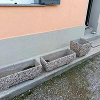 fioriere in ghiaino lavato