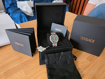 VERSACE V-Urban Diamond 42mm VerdeAcqua NUOVO F.S.