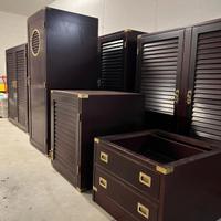 Set Composizione Armadi Mogano "Vecchia Marina"