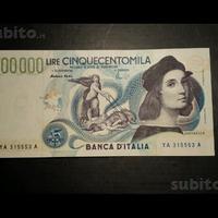 500000 lire Raffaello