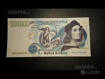 500000 lire Raffaello