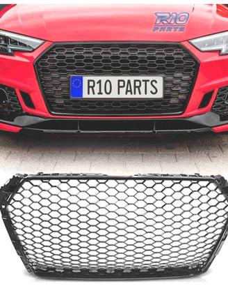 GRIGLIA AUDI A4 B9 15-19 LOOK RS NERO LUCIDO
