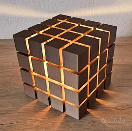 Lampada lights cubo LED luce rubik