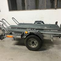Carrello rimorchio portamoto