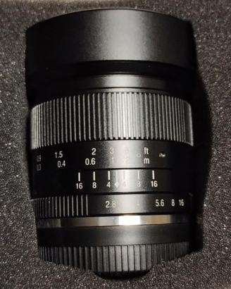 7artisan 55 mm f1,4 e 12 mm f2,8 attacco xf fuji