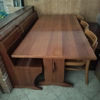 Arredo taverna Scavolini (Tavolo, panca angolare)