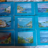 Cartoline dipinte a mano