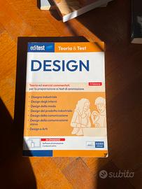 Libro per il test di ingresso - Design