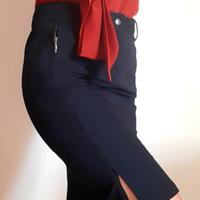  Gonna midi longuette nera Spring One