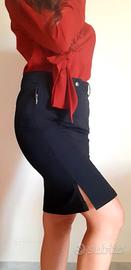  Gonna midi longuette nera Spring One