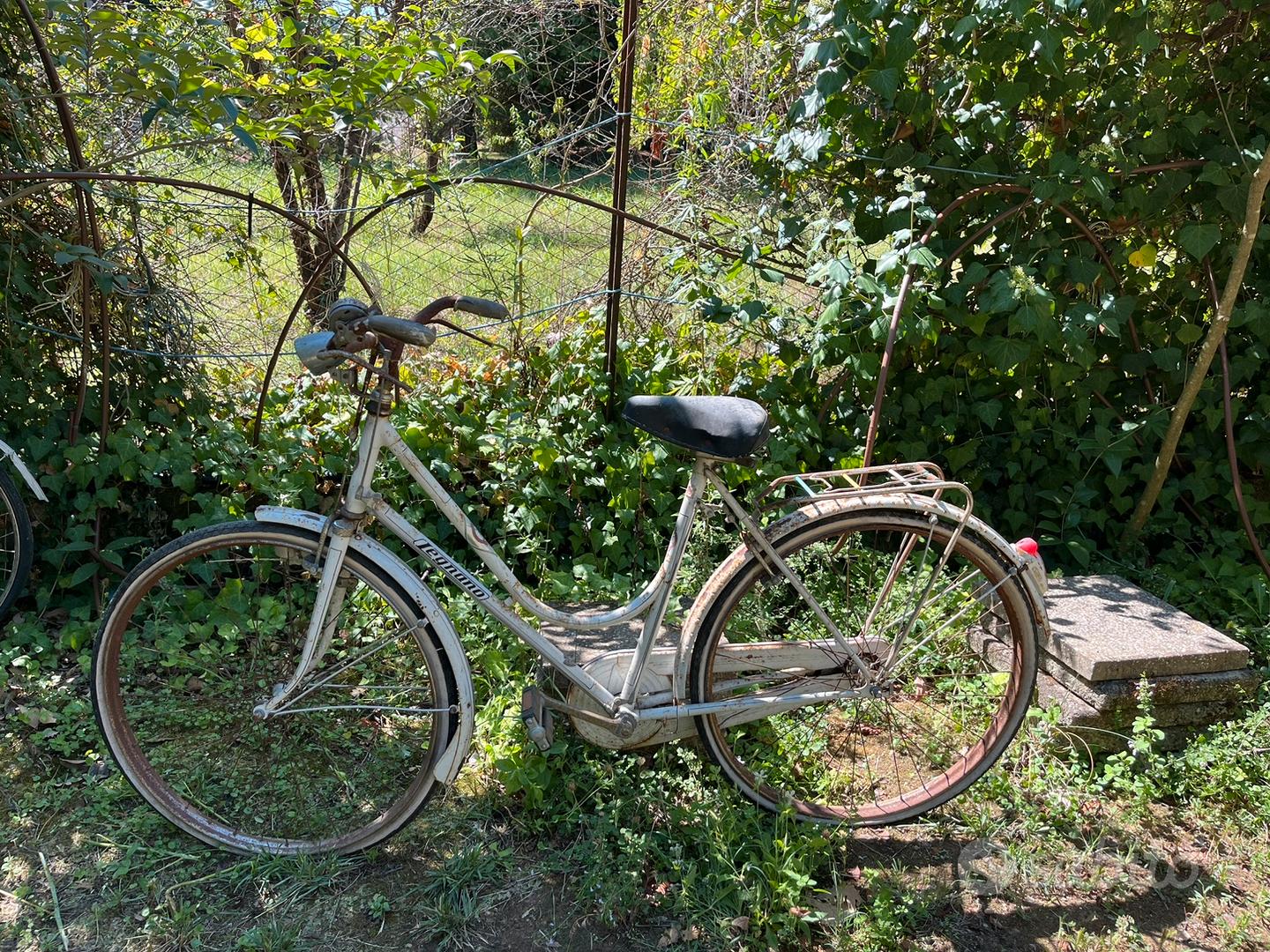 Vélo Vintage Legnano – Cadre Acier Vert 50 Cm – Roues 28" – Pour Pièces