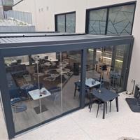 VERANDA BIOCLIMATICA APRIBILE MOTORIZZ, SEMINUOVA.