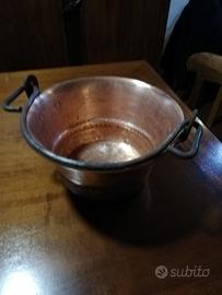 Paiolo antico in rame