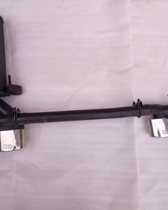 Marmitta Auto doppio scarico universale