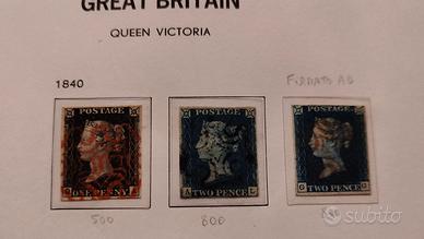 Francobolli Gran Bretagna 1840