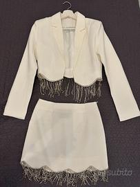 Set coordinato blazer + minigonna Wanan Touch Tg.