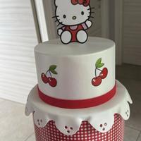 Torta scenografica hello kitty