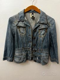 👖 Giacca Donna Roberto Cavalli Jeans Denim Vintage