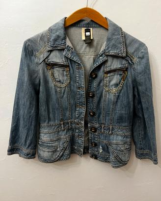 👖 Giacca Donna Roberto Cavalli Jeans Denim Vintage