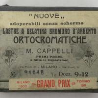 Michele Cappelli - 6 Lastre Ortocromatiche - Vetro