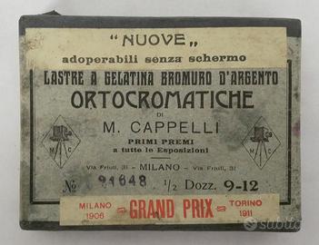 Michele Cappelli - 6 Lastre Ortocromatiche - Vetro