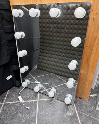 Specchio professionale 60×80 luci regolabili